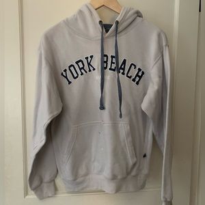 Vintage York beach hoodie